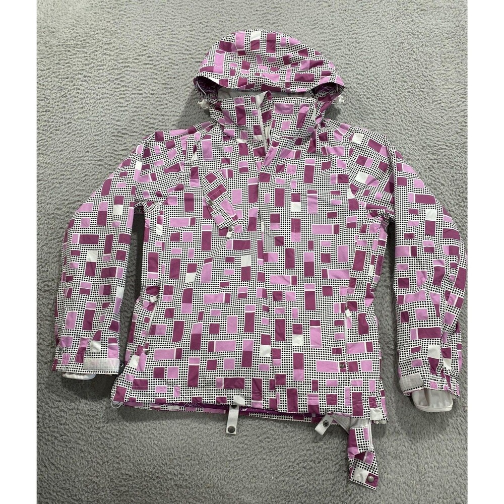 Grenade Jacket Mens Medium Purple Hooded Ski Snowboard Full Zip Fatigue Project